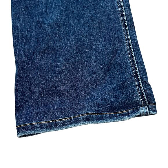 Judy Blue Straight Fit Jeans Women’s Size 11/30 Dark Wash Short Inseam 27Stretch - Picture 9 of 9